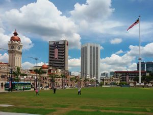 Sultan Abdul Samad Building and the Merdeka Square in Kuala Lumpur
