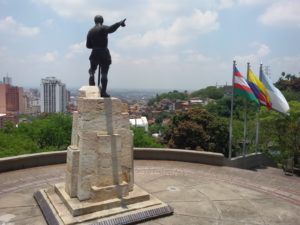 Statue of Sebastián de Belalcázar at Cali, Colombia