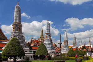 Chedis at Wat Phra Kaeo
