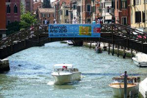 Ponte Papadopoli advertising for 2019's mega-event.