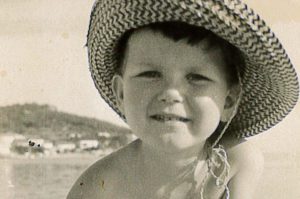 Renata Green on the Beach in Split, Croati