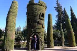Renata Green at the gardens of the Reyes Catolicos in Cordoba