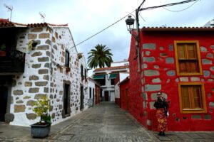 Santa Brigida in the mountains of Gran Canaria