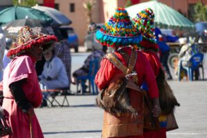 Water bearer in mystic Marrakech
