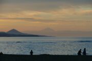 View of two of the Canary Islands.