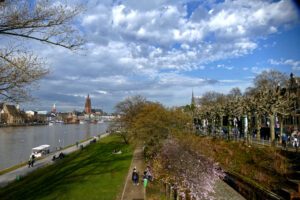 View of the Main River at Frankfurt