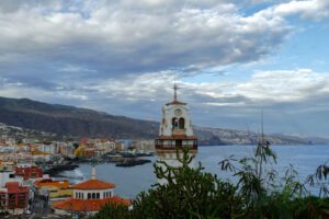 View of the city of Candelaria, the home of