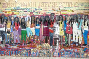 Mural in Fort-de-France.