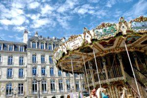 Carousel in Bordeaux.