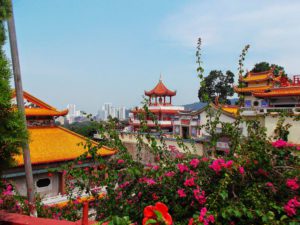 View of the modern part of the city of Georgetown from the Kek Lok Si Temple.