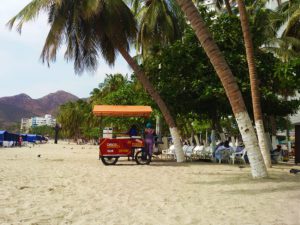 Rodadero Beach at Santa Marta, Colombia