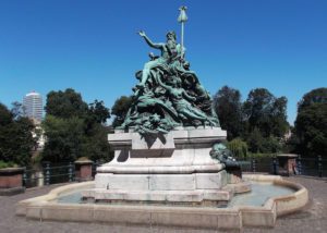 Father Rhine and His Daughters - a fountain in front of the Ständehaus
