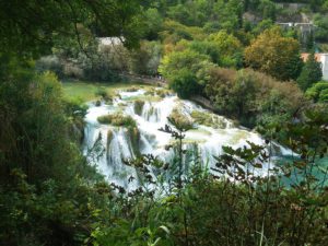 Waterfall at the Krka National Park