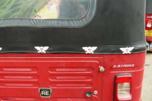 Skulls on a Tuk-Tuk in Nuwara Eliya