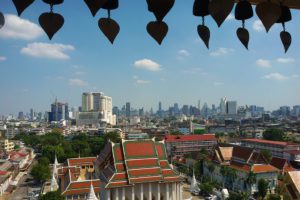 Panoramic View of Bangkok from the Golden Mount
