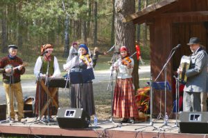 Musicians at Ethnographic Museum in Riga, Latvia